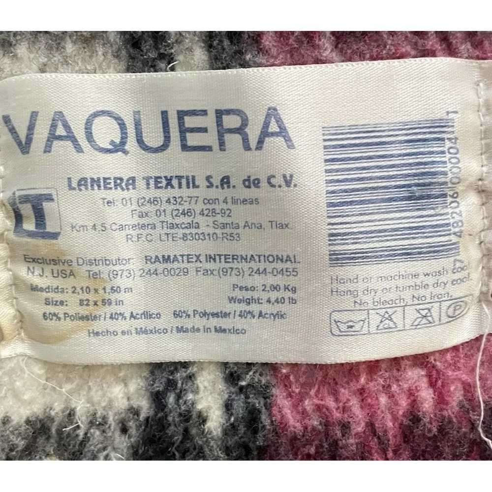 Vintage Vaquera Throw Blanket 56